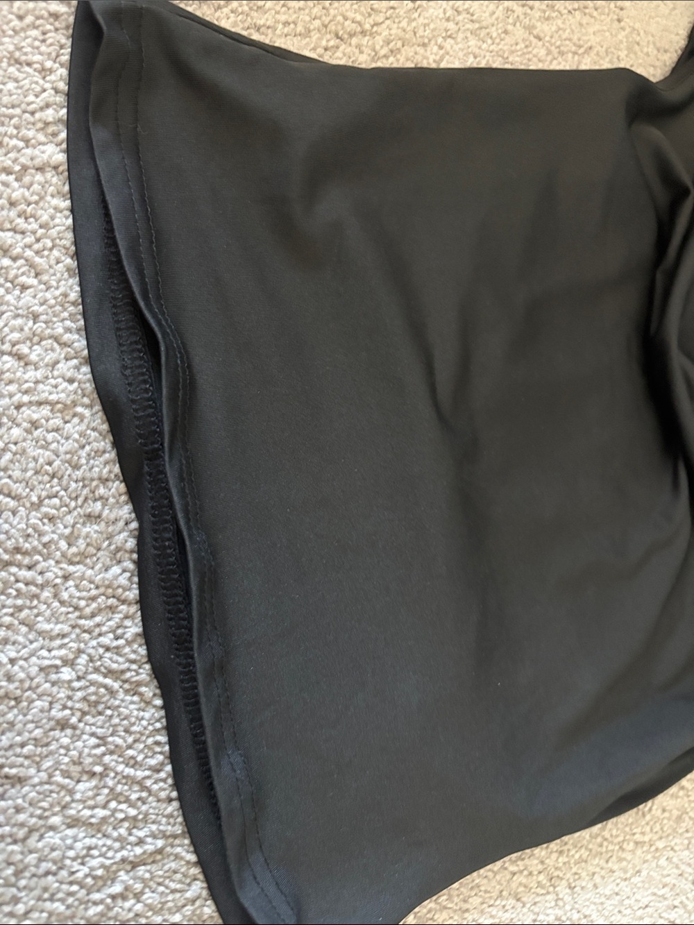 Black Sleeveless Cowl Neck Women's Top - Picture 4 of 4